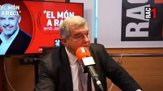Laporta: "Es falso que pensemos en convertir al Barça en sociedad anónima"