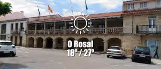 El tiempo en O Rosal: previsión meteorológica para hoy, martes 17 de junio