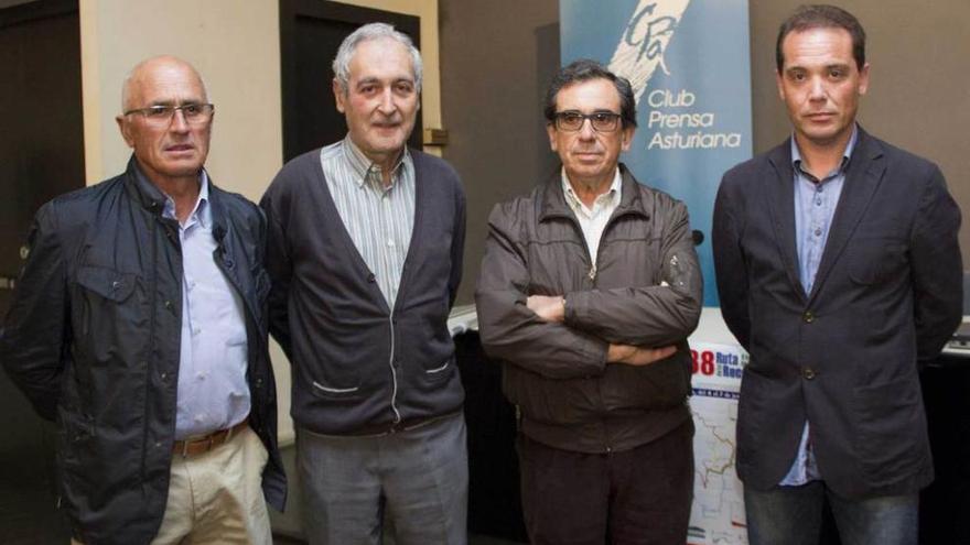 Por la izquierda, Pérez Victorero, Quirós Pevida, Pérez Matos y Díaz Ordóñez, ayer, en la presentación.