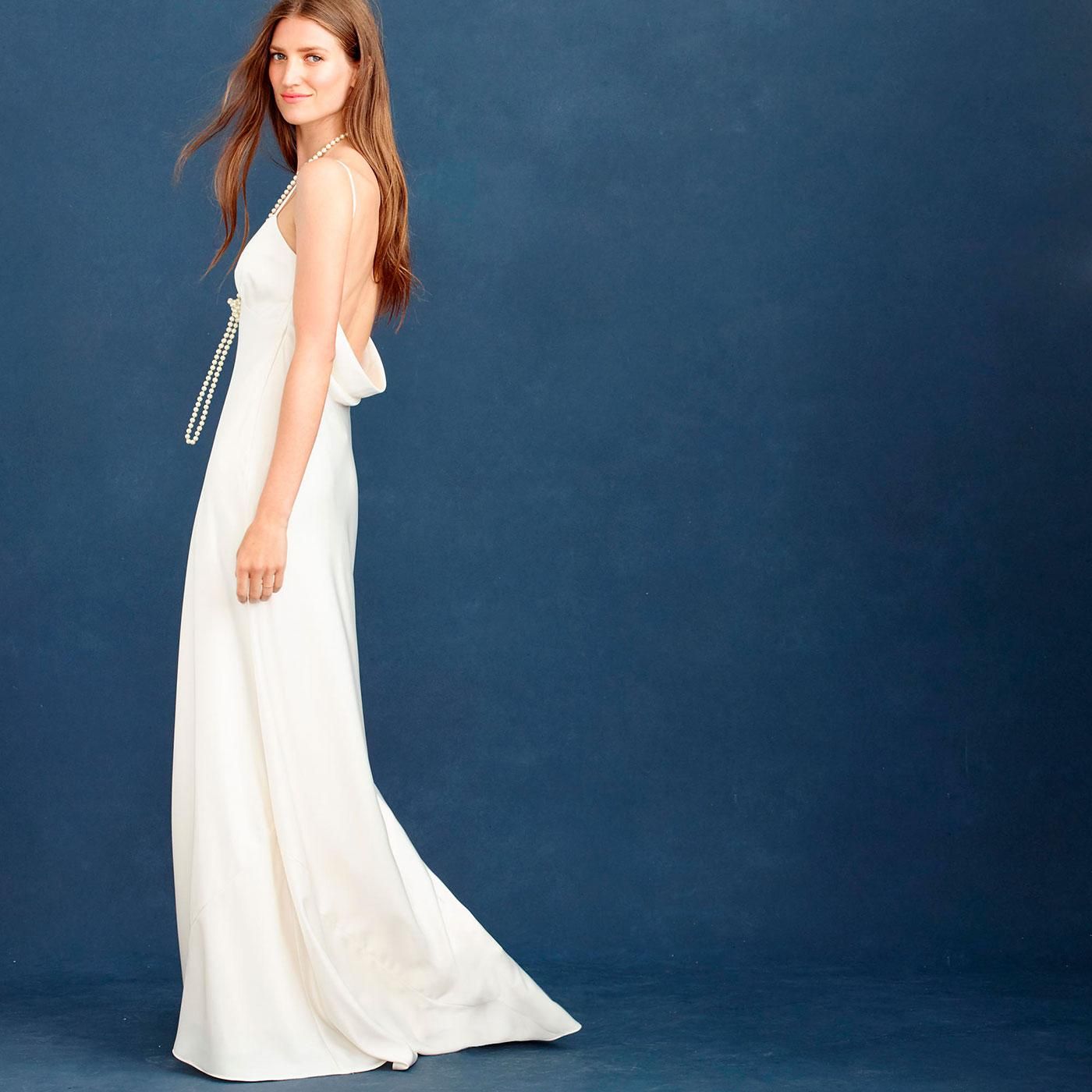 Vestido con la espalda al aire de J. Crew