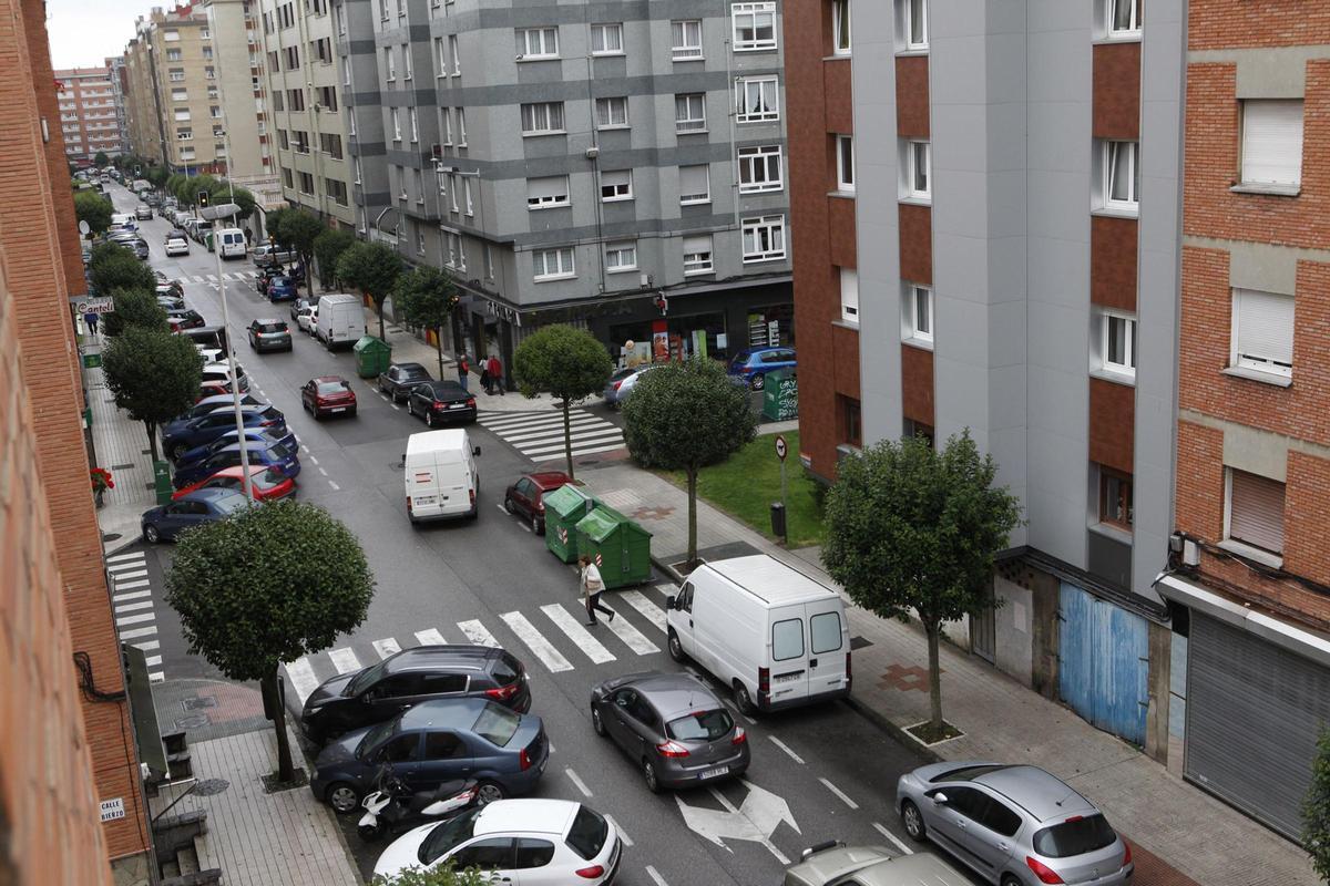 Vista general de la calle Roncal.