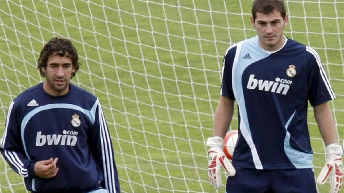 Raúl y Casillas fueron compañeros en el Real Madrid entre 1999 y 2010