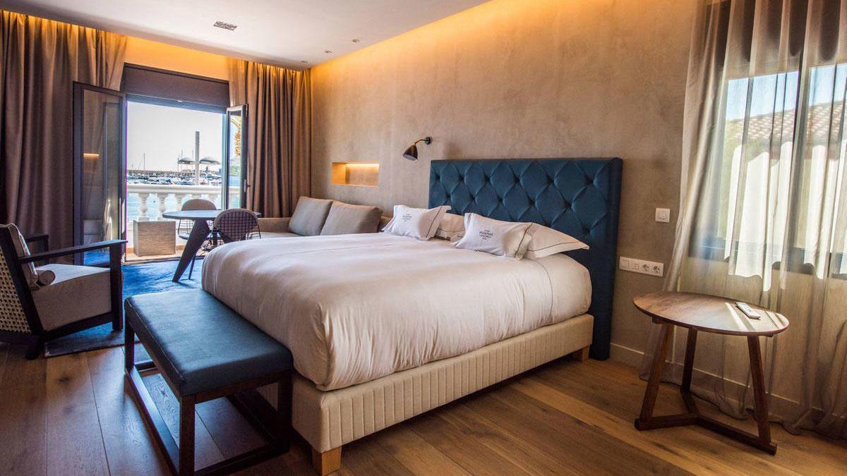Imagen de una de las habitaciones del Hotel Miramar, en Barcelona.