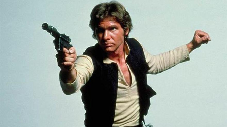 Harrison Ford, como Han Solo.