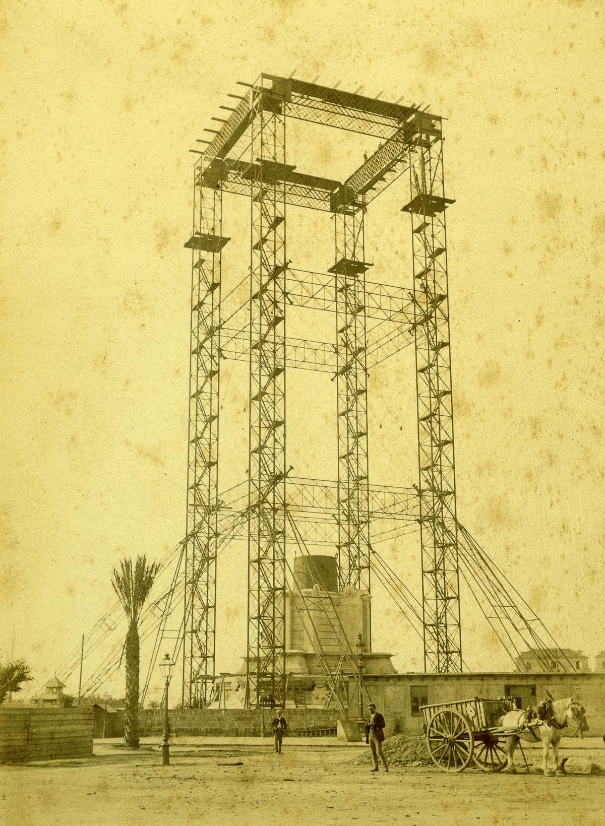 14 Construccio del monument a Colom 1888 AFB Autoria desconeguda.jpg