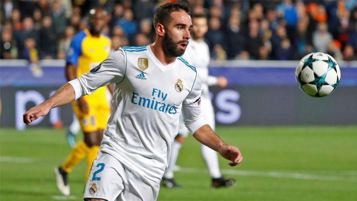 Carvajal no podrá jugar el próximo partido de la Champions