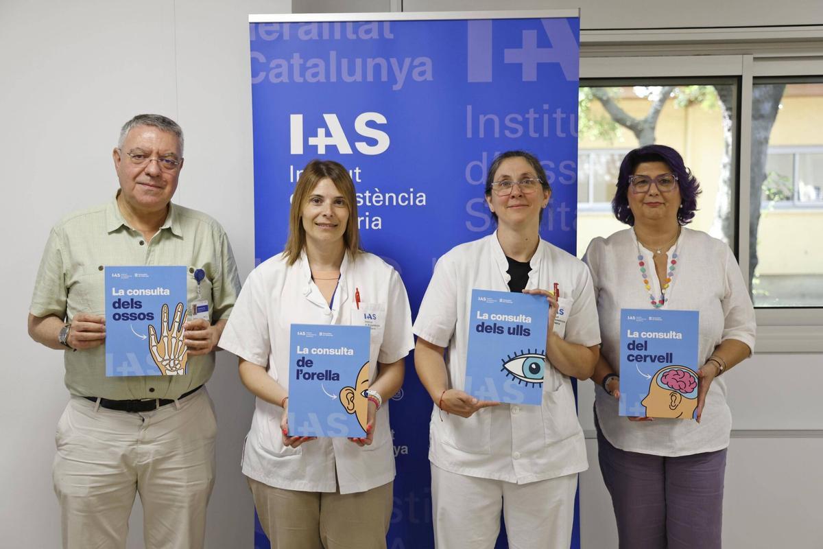 Salt. Hospital Santa Caterina. Presentacio del projecte Facil IAS, un programa pioner a Catalunya en l’accessibilitat de l’atencio sanitaria a les persones amb discapacitat intel·lectual.