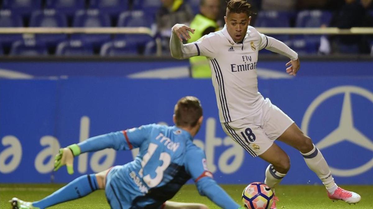 Mariano apenas ha tenido oportunidades esta temporada con el Real Madrid