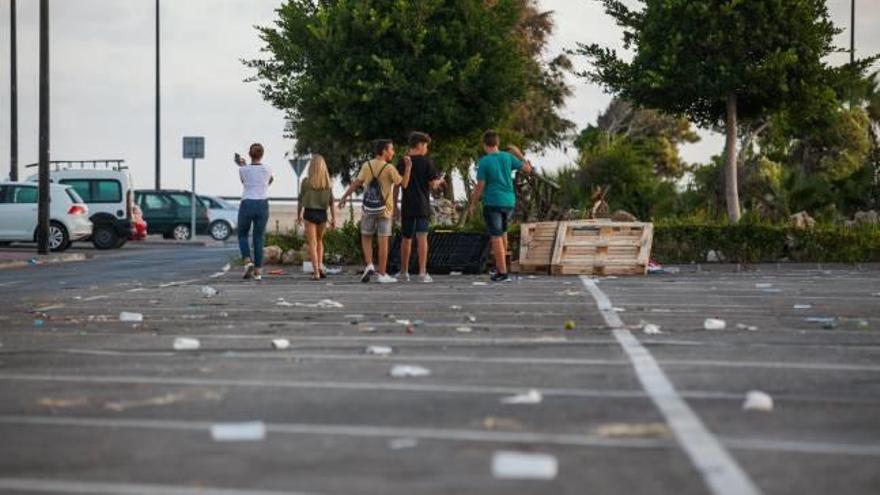 La barraca de Pescadores cerró tras los hechos acontecidos hace dos noches.