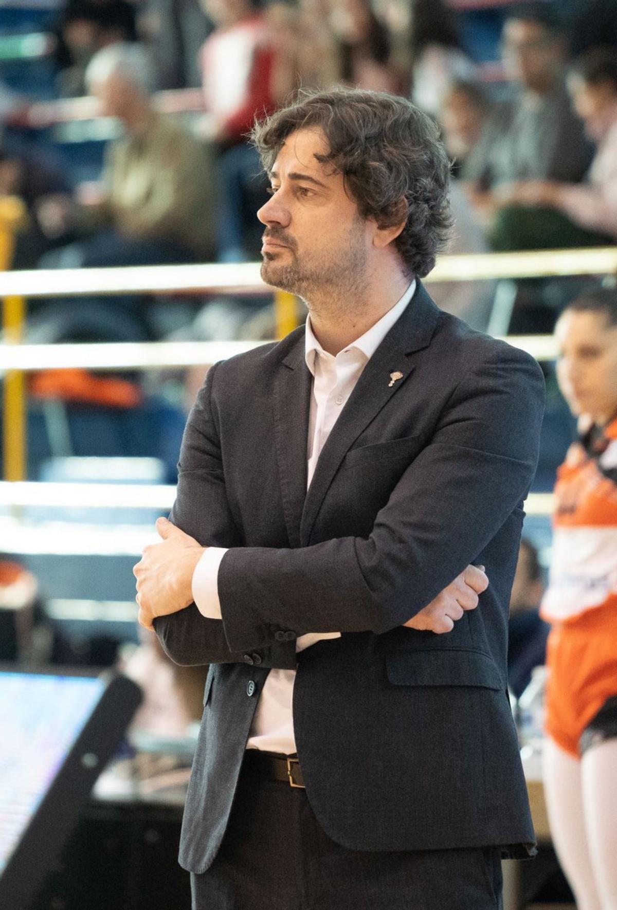 Ricardo Vasconcelos, en un partido. | J. L. F.