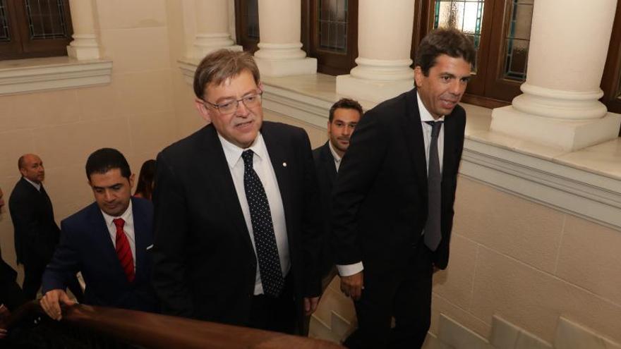 Puig aplaza a septiembre su primera reunión oficial con Mazón