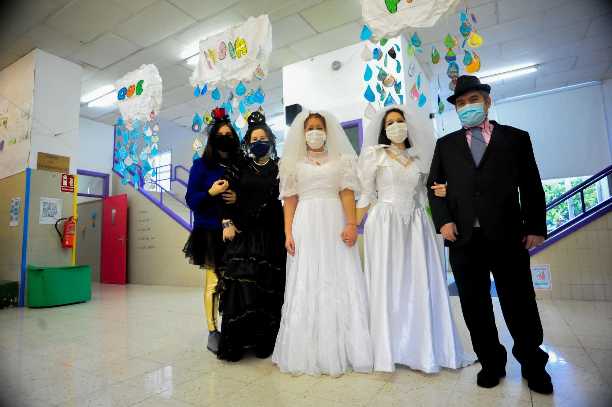 Carnaval infantil en los colegios de Vilagarcía