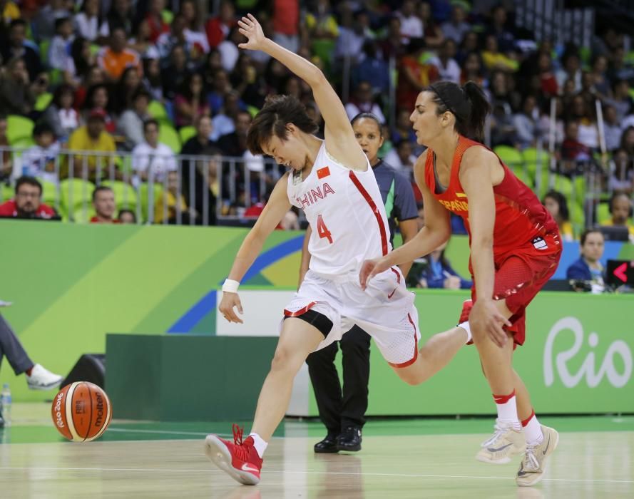 El China - España de baloncesto femenino, en fotos.