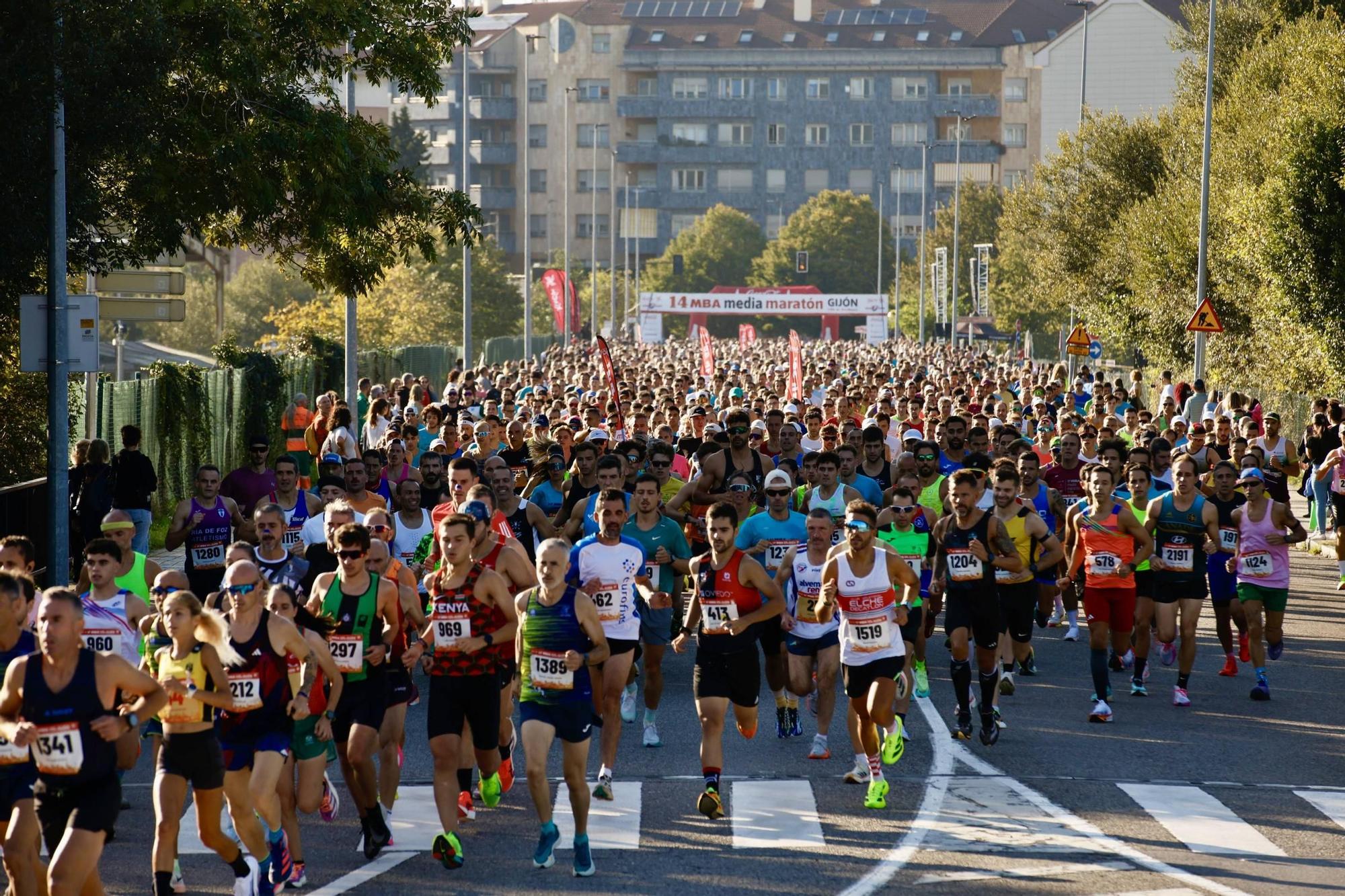 XIV Media Maratón de Gijón, en imágenes