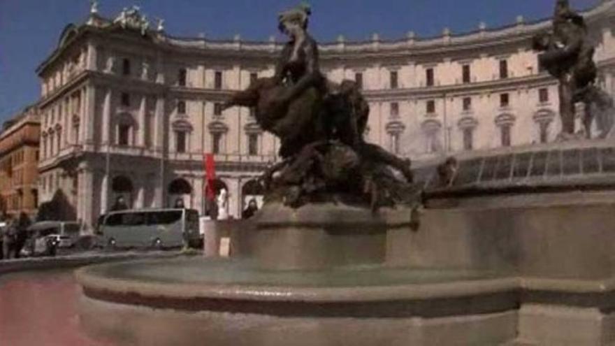 El agua ya no es incolora en la Ciudad Eterna