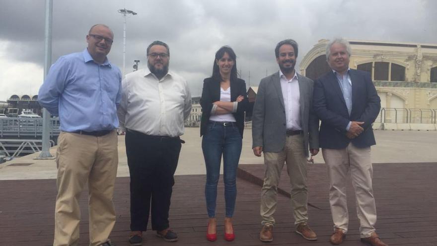 Julián Vico, José Vilaseca Haro, Saray Rodríguez, Jaume Hurtado y Salvador Gallur