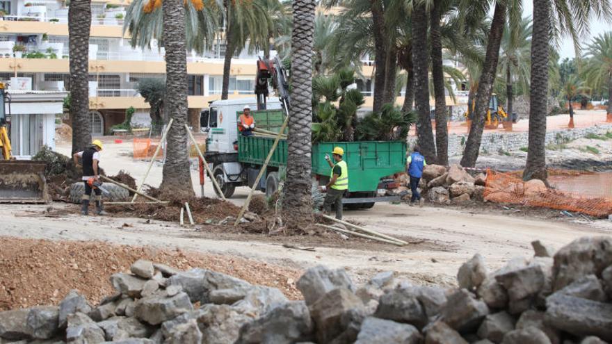 Obras en ses Figueretes.