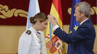 La princesa Leonor recibe la Medalla de Oro de Galicia