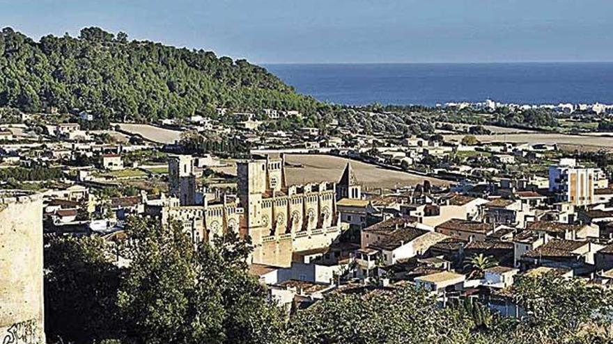 Panorámica del pueblo de Son Servera.