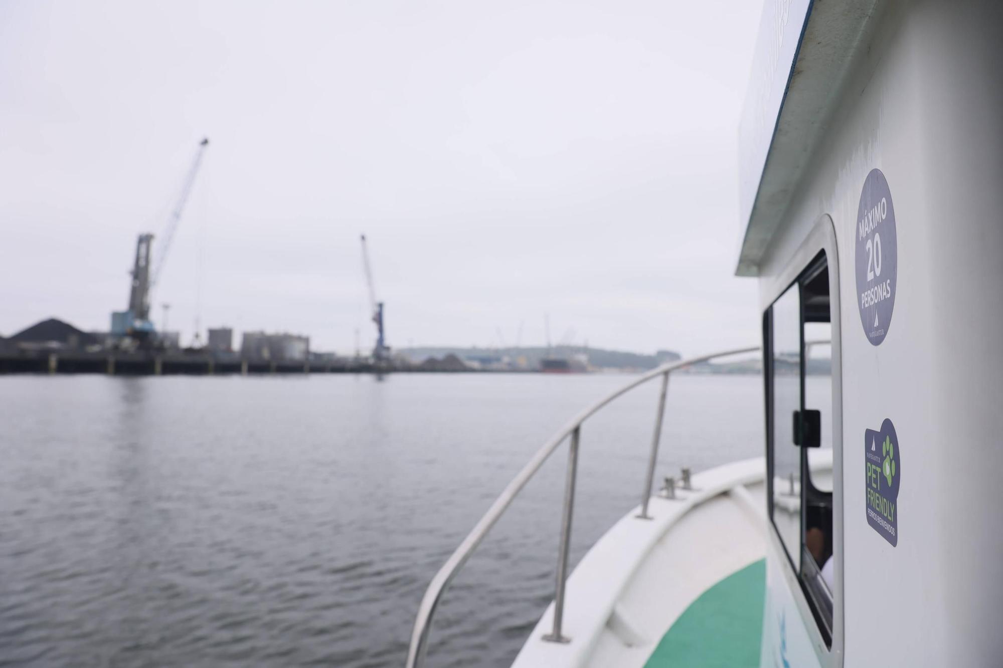 Regresan los paseos en lancha por la ría de Avilés: y hay novedades