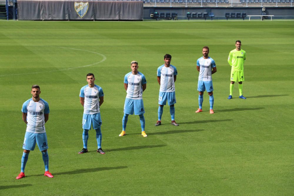 El Málaga CF presenta a sus 15 fichajes