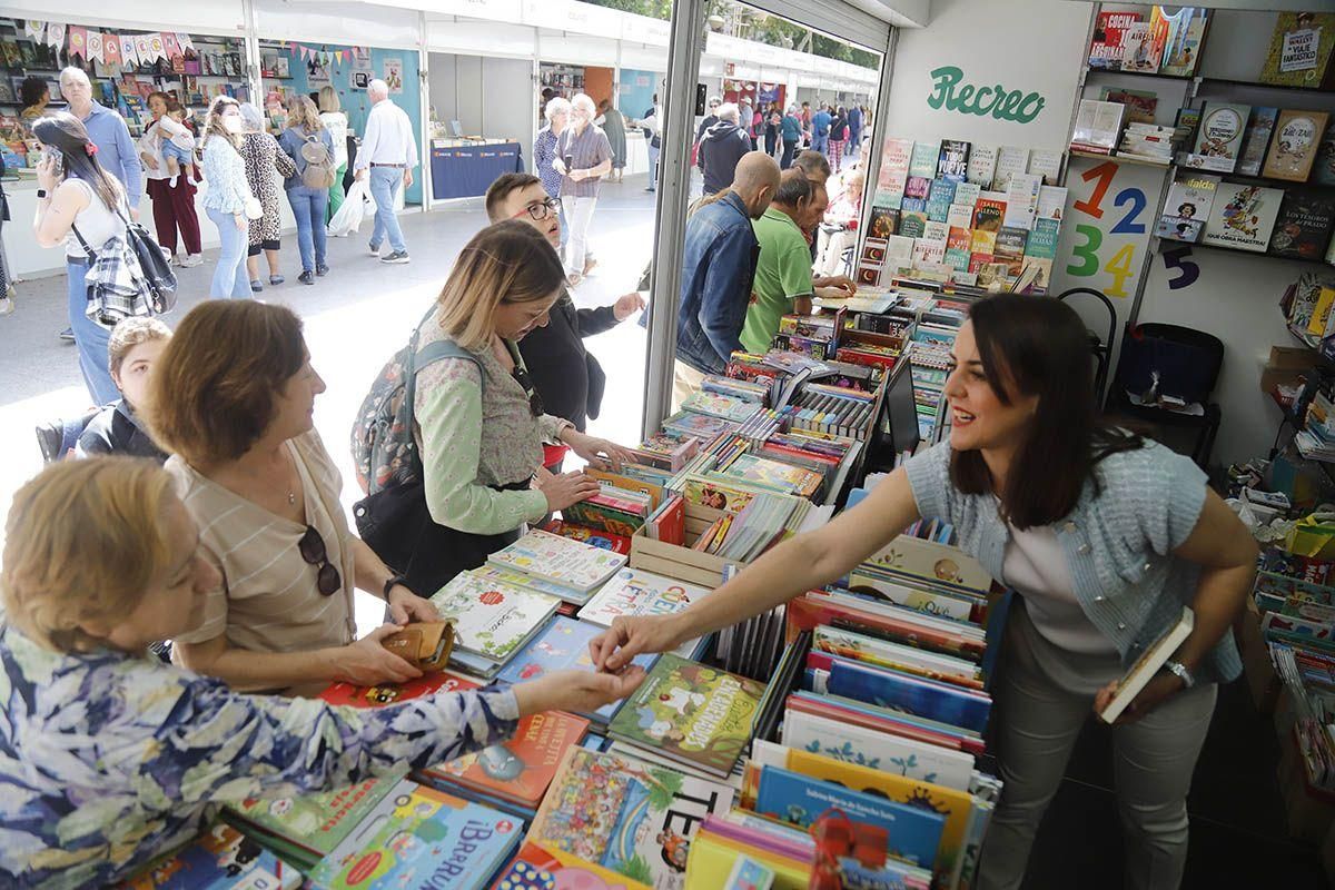 Un estand de la Feria del Libro de Córdoba del pasado 2024.