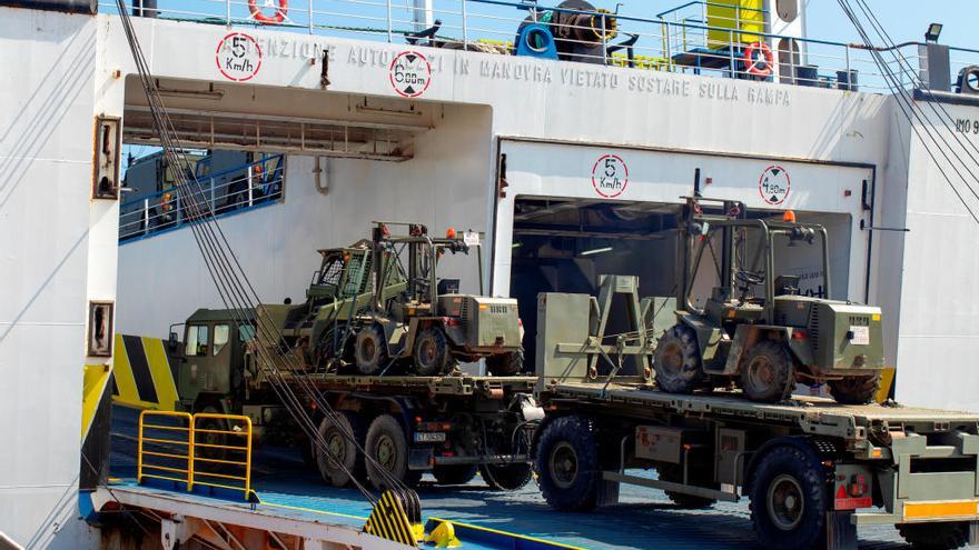 El Cuartel de Bétera moviliza 1.250 efectivos en un ejercicio hasta Menorca