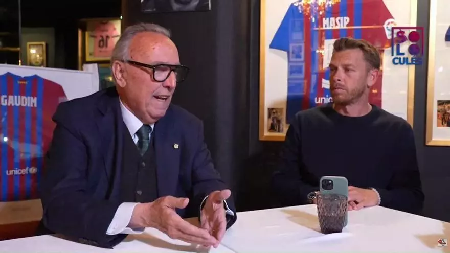 Joan Gaspart a Jota Jordi:"Me niego a hablar de este tema. Me puedo llegar a levantar de la mesa"