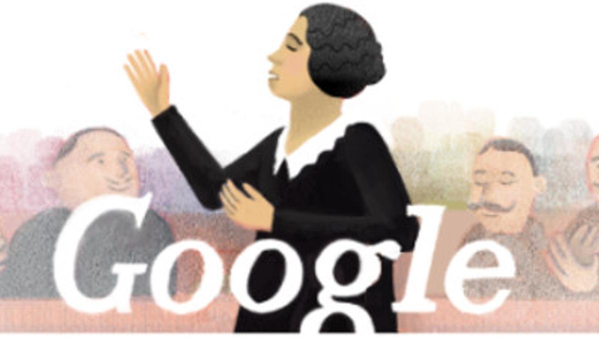 Clara Campoamor en el doodle