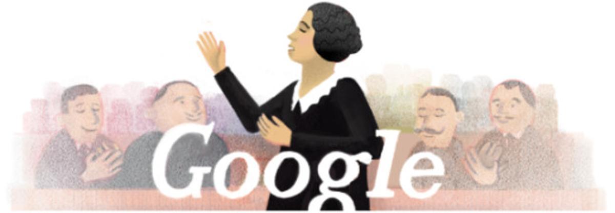 Clara Campoamor en el doodle
