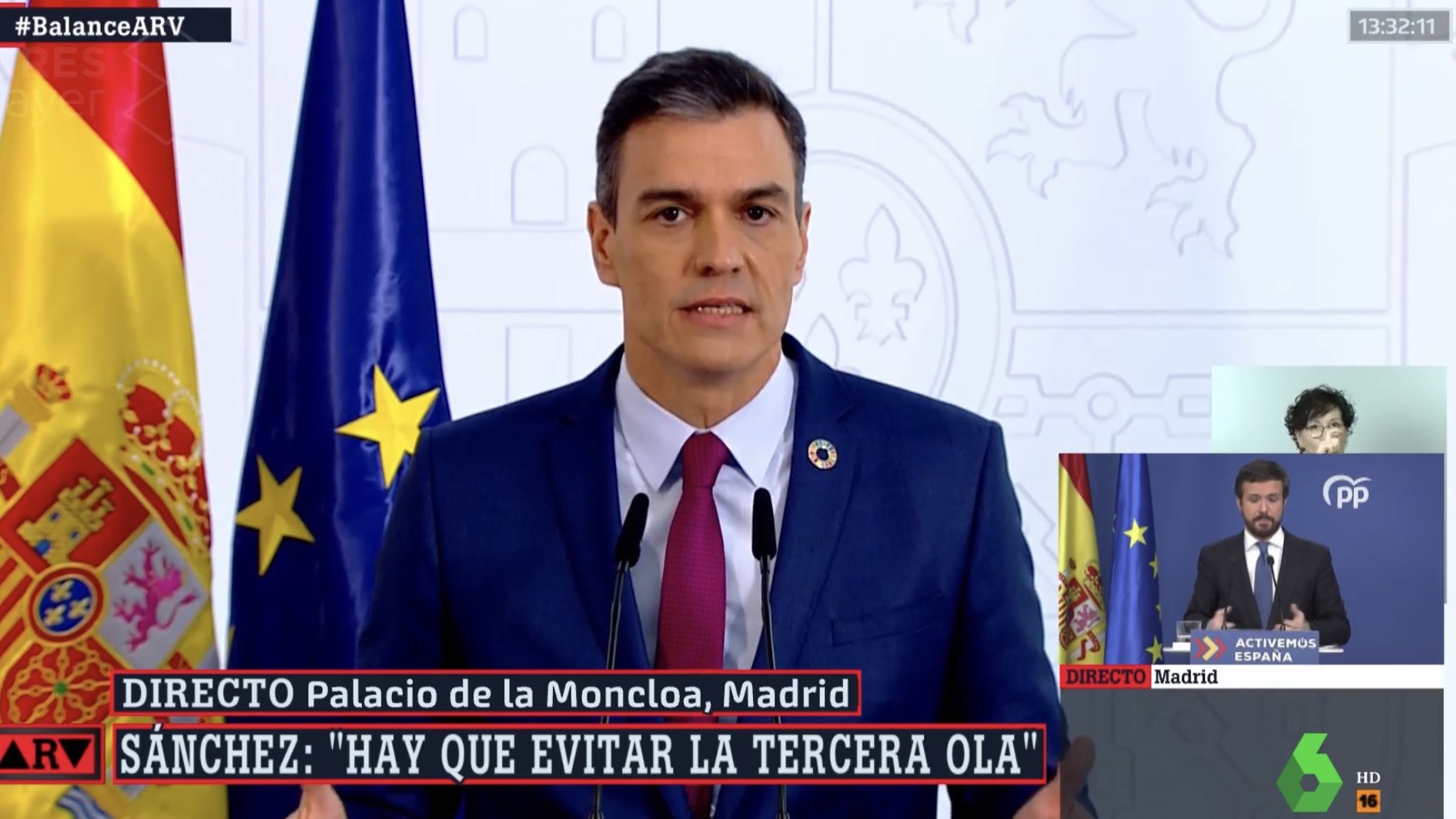 Pedro Sánchez en 'Al rojo vivo'