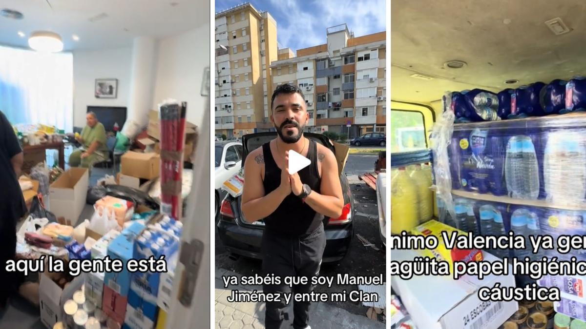 Ola de solidaridad en las Tres Mil Viviendas con Manuel Jiménez