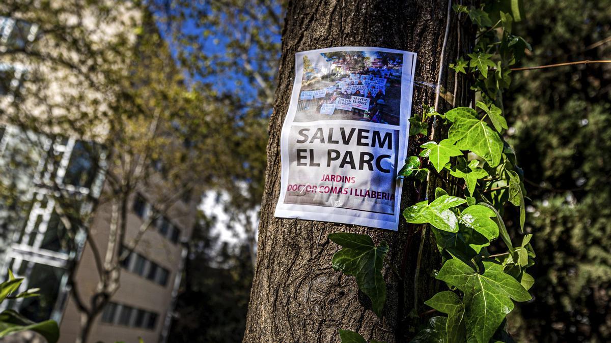 Conflicte a Vallcarca per la construcció d’un institut en un dels pocs jardins del barri