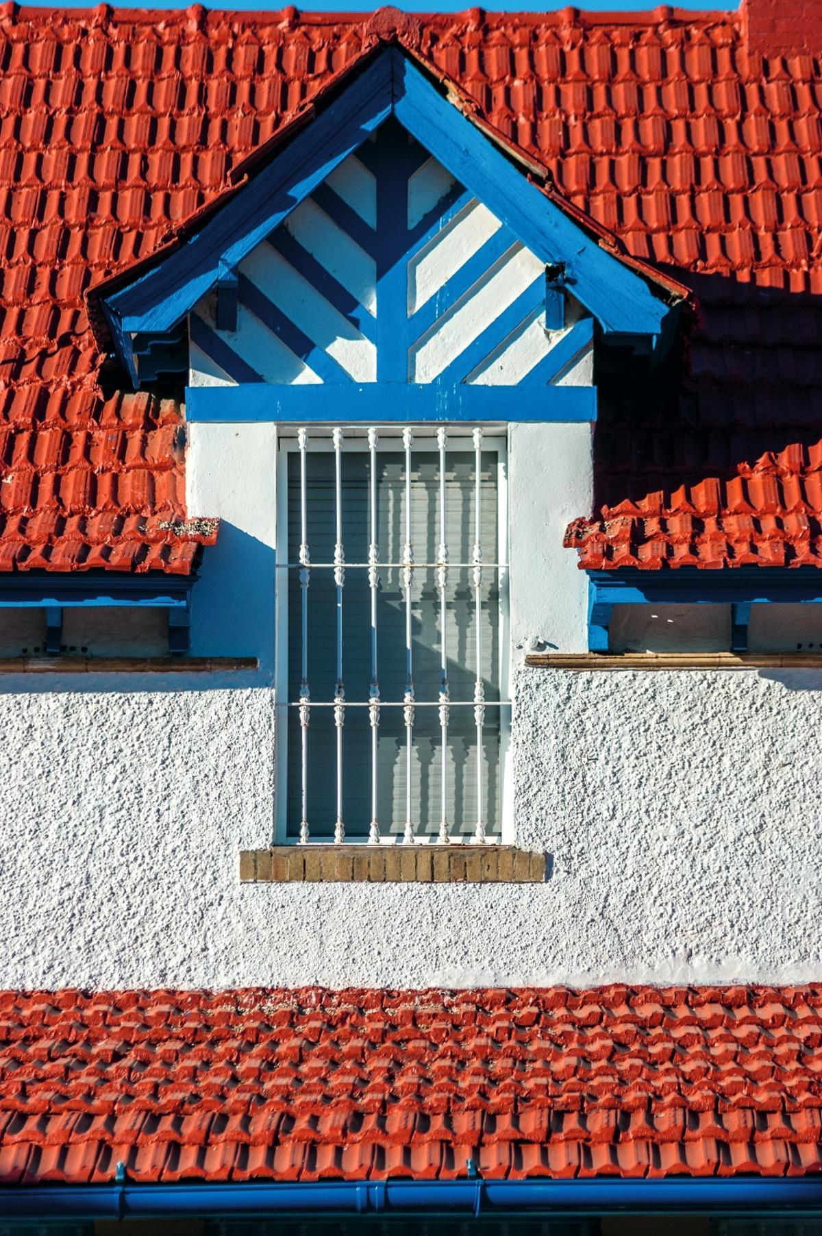 Detalle de vivienda en el barrio Reina Victoria, Huelva