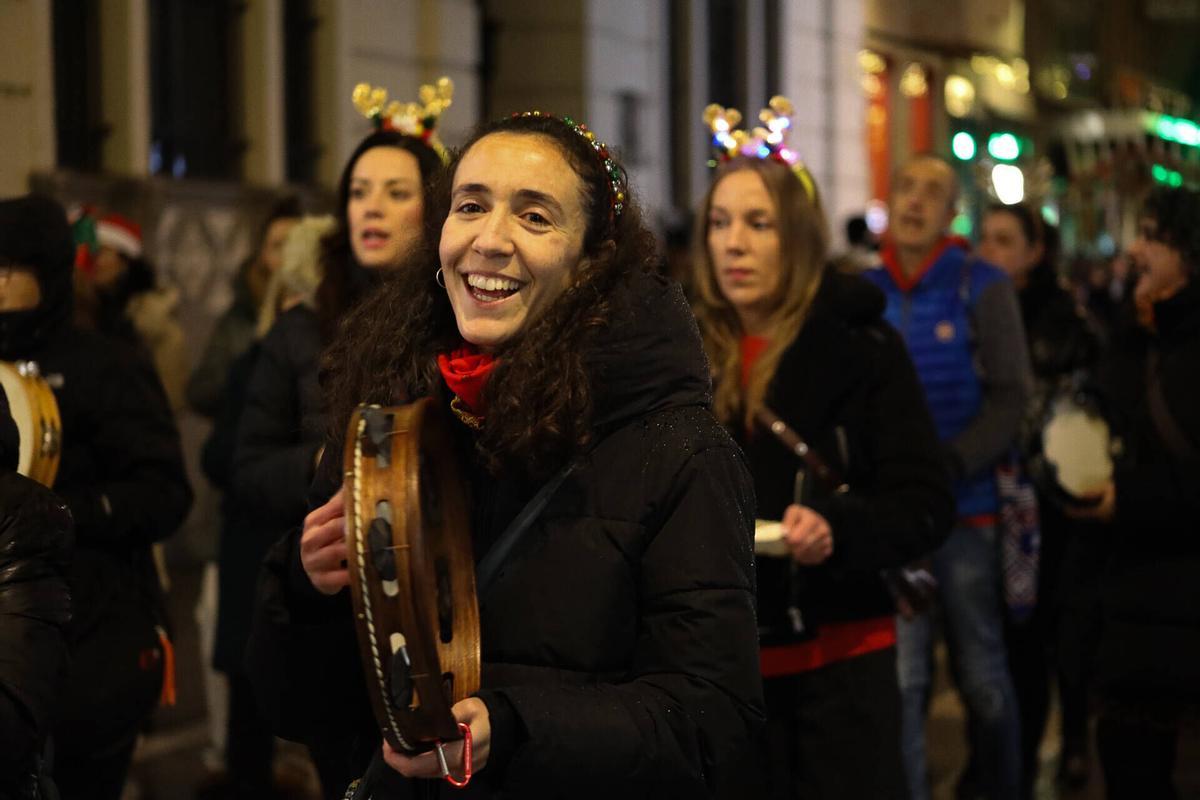GALERÍA | Desfile de ramos de Navidad en el centro de Zamora