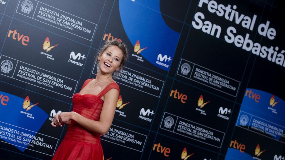 Irene Escolar en la gala de clausura del Festival de cine de San Sebastián