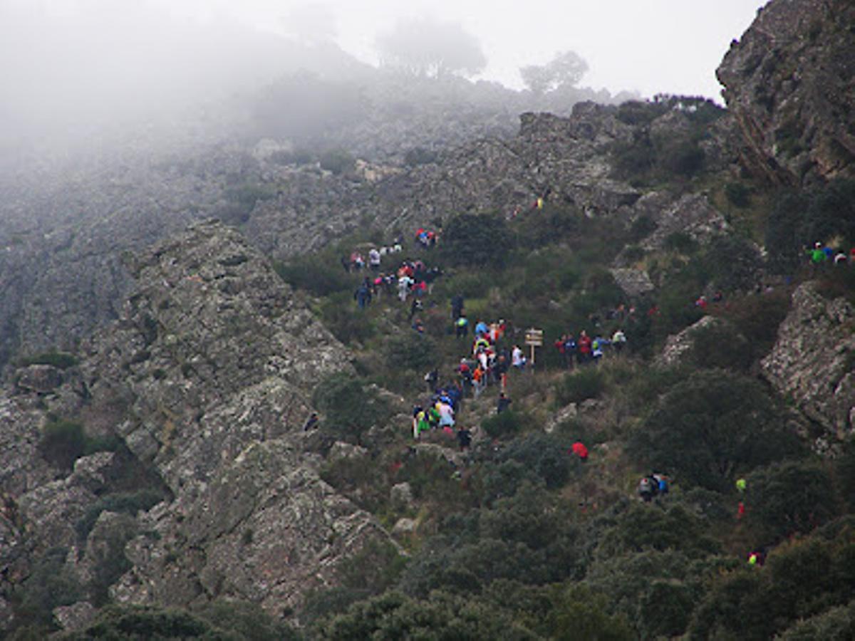 El tramo más peligroso de 'Peñas Blancas'.