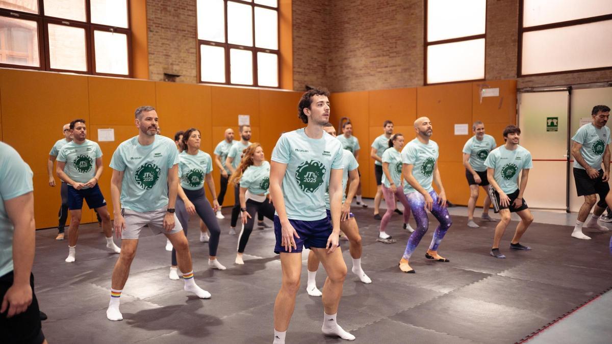 Actividad de fitness del club Samarucs