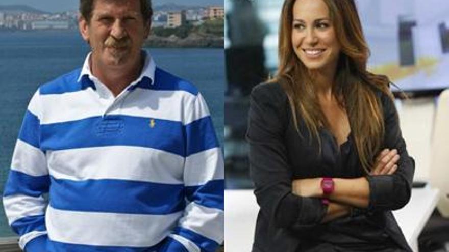 Iñaki Cano, reconocida periodista deportivo, y Beatriz Pino, presentadora de los Deportes de Telemadrid. / La Opinión