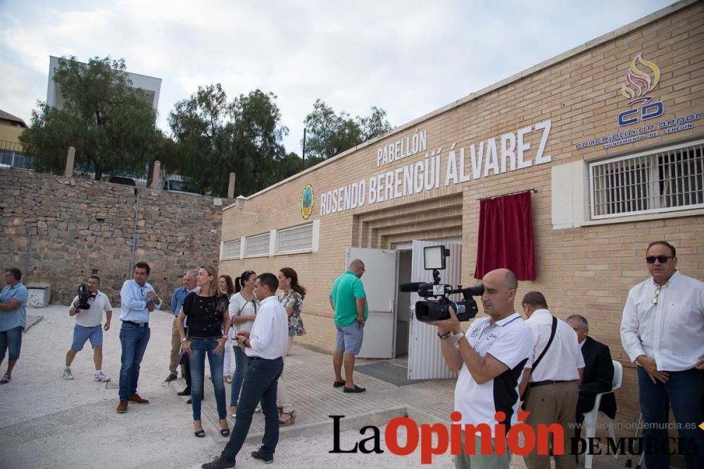 Pabellón dedicado a Rosendo Berengüí en Cehegín