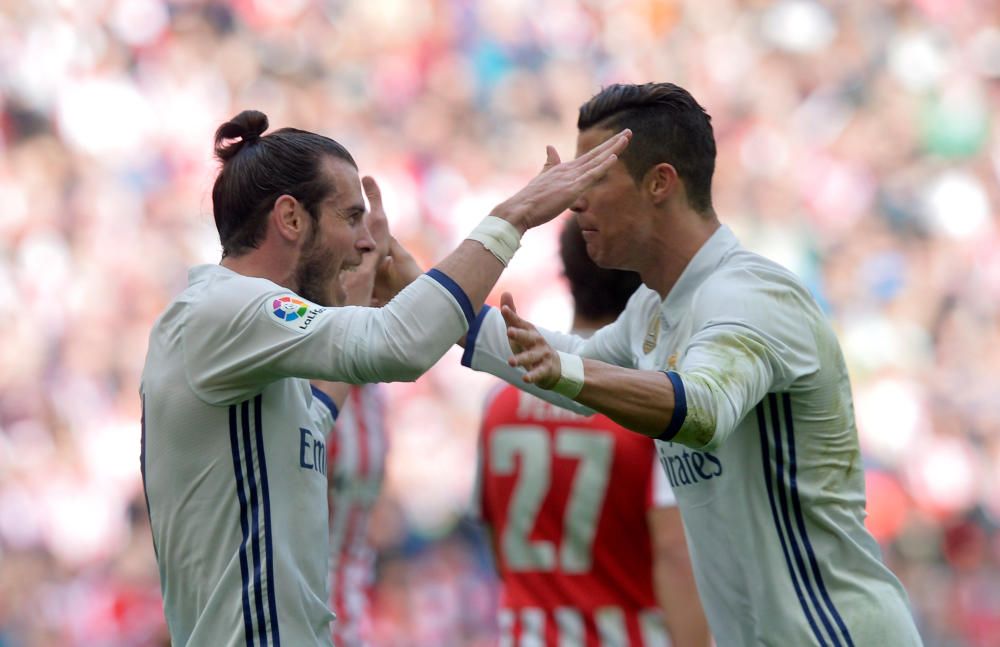 Las mejores imágenes del partido entre el Athletic y el Real Madrid en San Mamés.