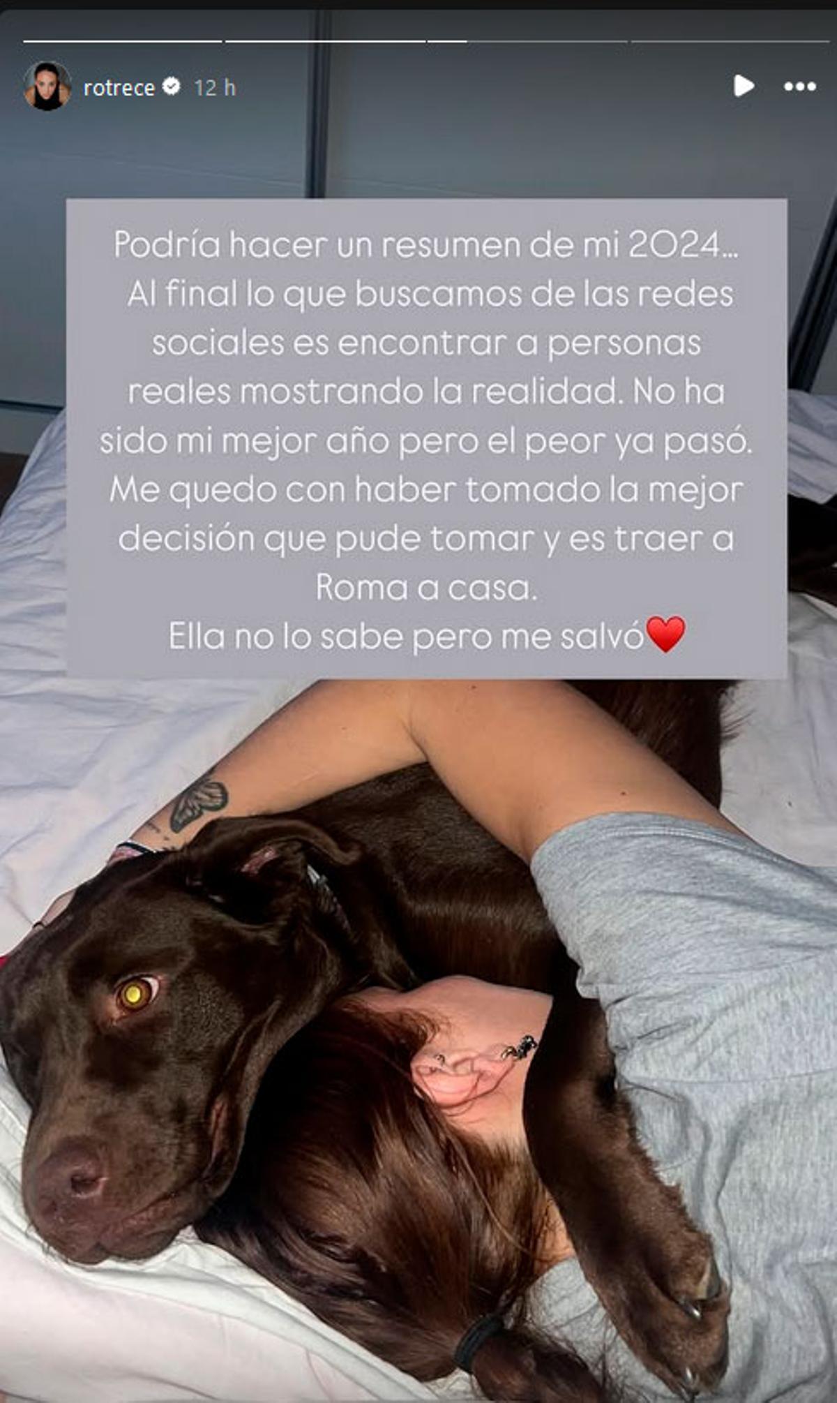 Rocío Flores envía un recado a Rocío Carrasco en su despedida: "Ella no lo sabe pero me salvó"