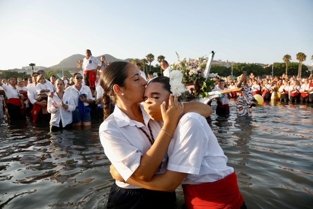 Procesión de la Virgen del Carmen de la barriada de El Palo