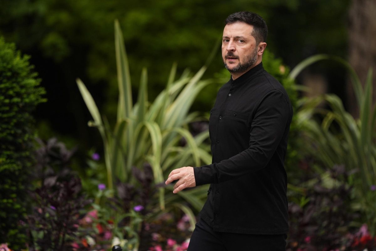 Volodimir Zelenski, esta semana en Londres.