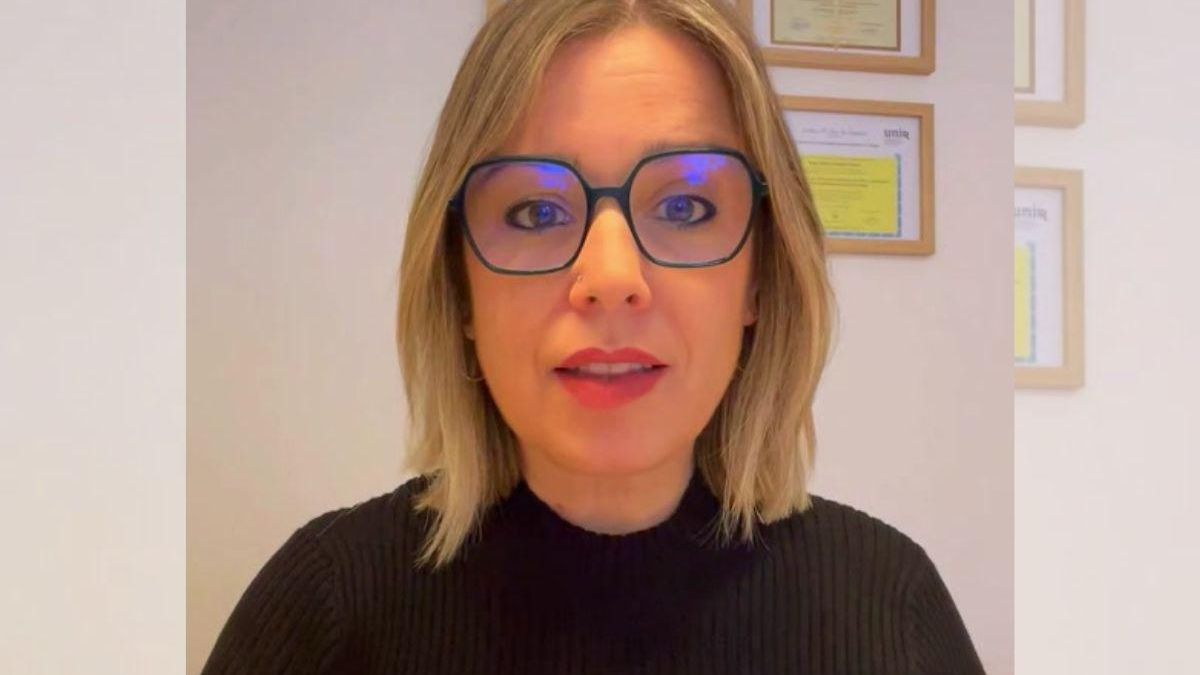 La psicóloga Silvia Severino en el video