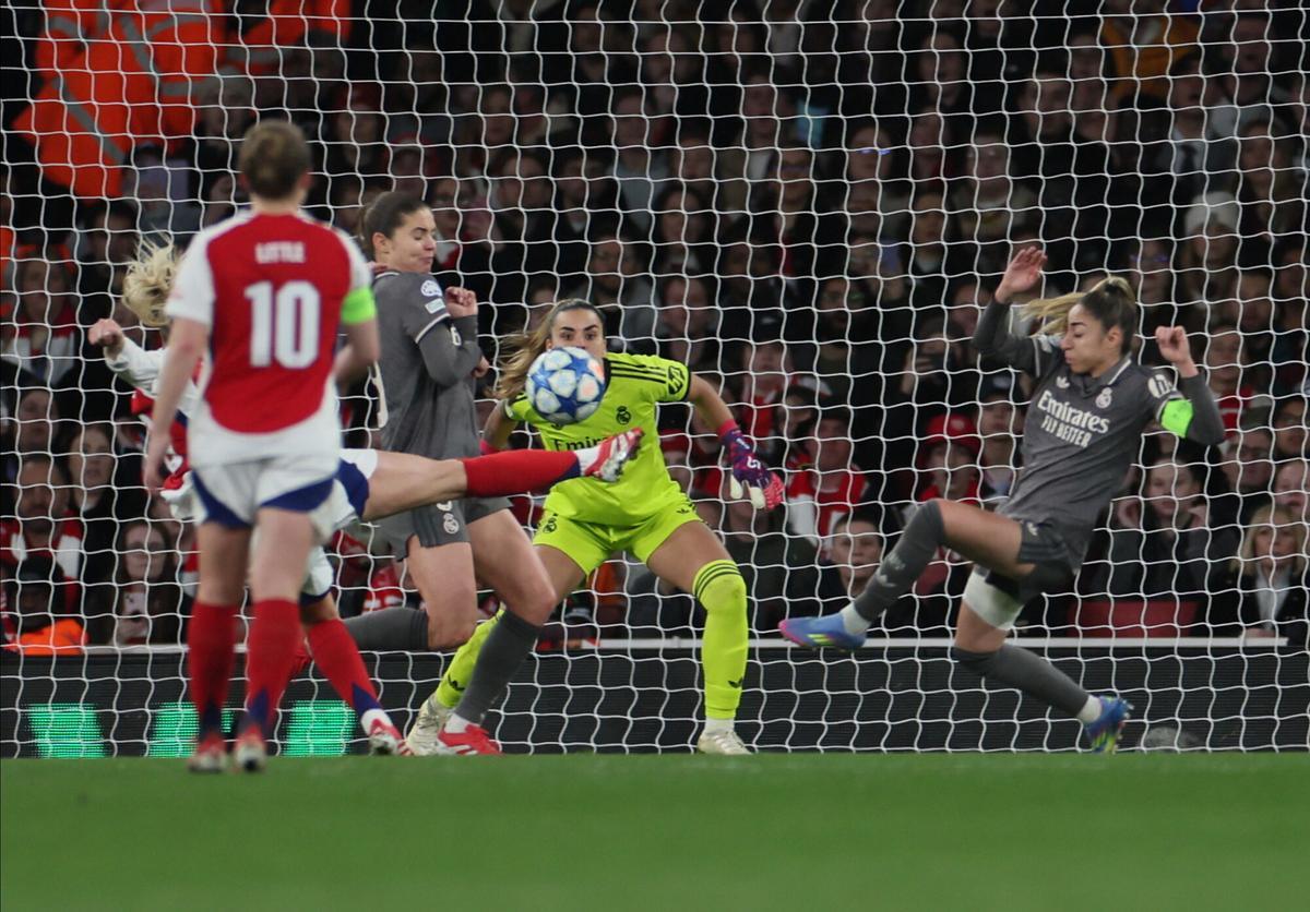 El Real Madrid sucumbió en el Emirates Stadium en la vuelta de los cuartos de final de la Champions femenina