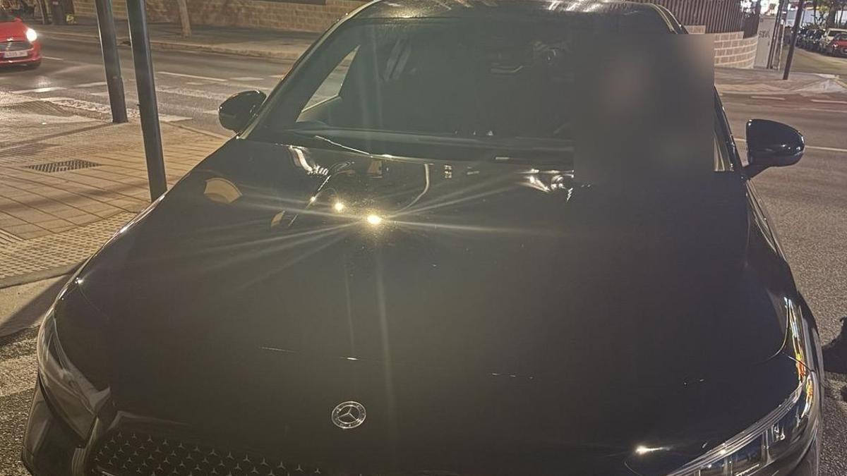 El coche del acusado.