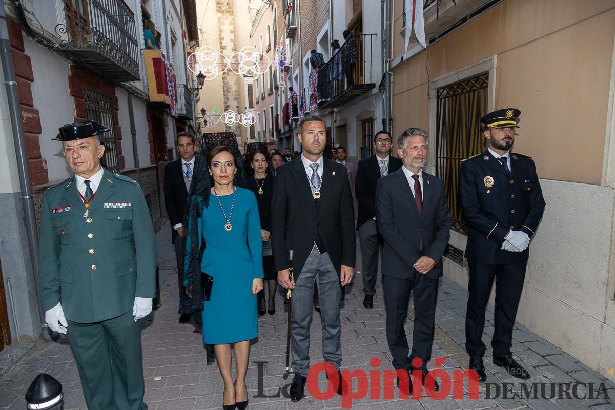 Procesión del Baño y parlamento en las Fiestas de Caravaca