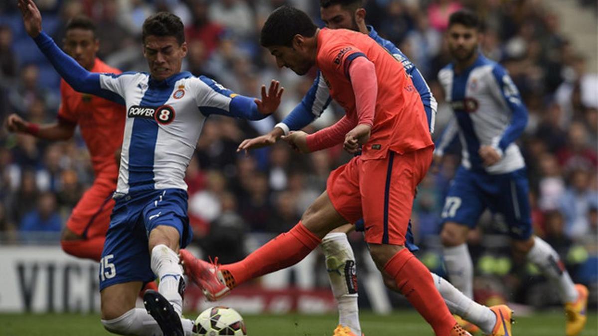 Héctor Moreno, en el partido ante el FC Barcelona