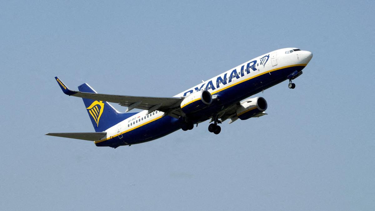 Avión de Ryanair.